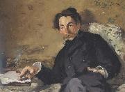Edouard Manet Portrait de Stephane Mallarme (mk40) oil on canvas